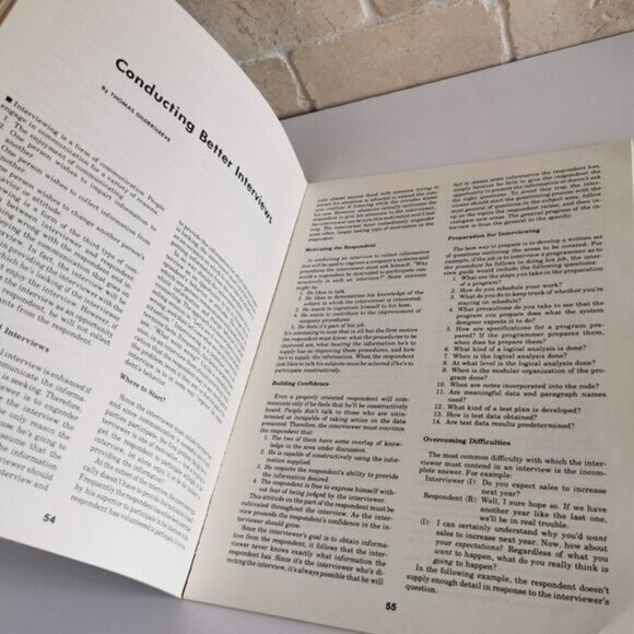 1976 Peopleware in Systems Book Vintage DAMAGED HR People Management ASM - Picture 8 of 8